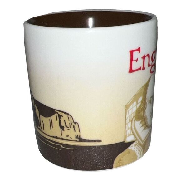 ENGLAND Shakespeare Starbucks Coffee Mini Mug Collectors Series Mini Mug 3 Oz - Picture 3 of 4
